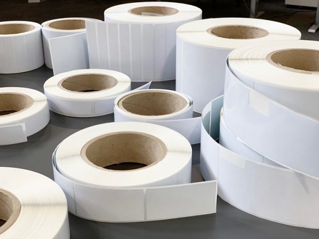 We store wide variety of standard label sizes at Lakameda. #label #labels #opaquelabel #lakameda #production #labelprinting #printing #digitalprinting